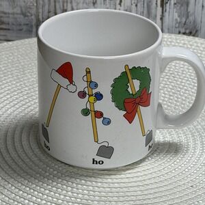 Mug Cup‎ Russ Ho Ho Ho Holiday "Pun" .